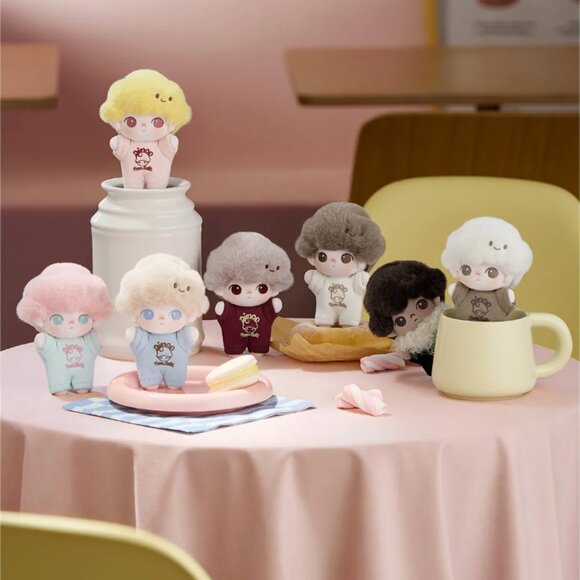 DIMOO Crush on Coffee Series Soft-faced Plush Keychain Full Set - 6 Boxes Sealed - Picture 4 of 4